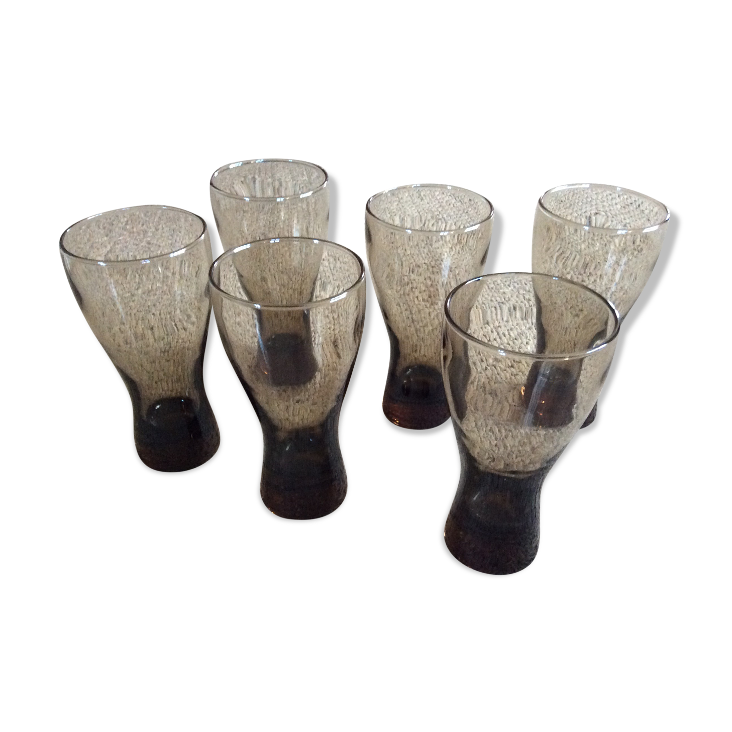 Series of 6 glasses