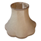 Lampshade pagoda greige rosé round scalloped headband Ø 56 cm