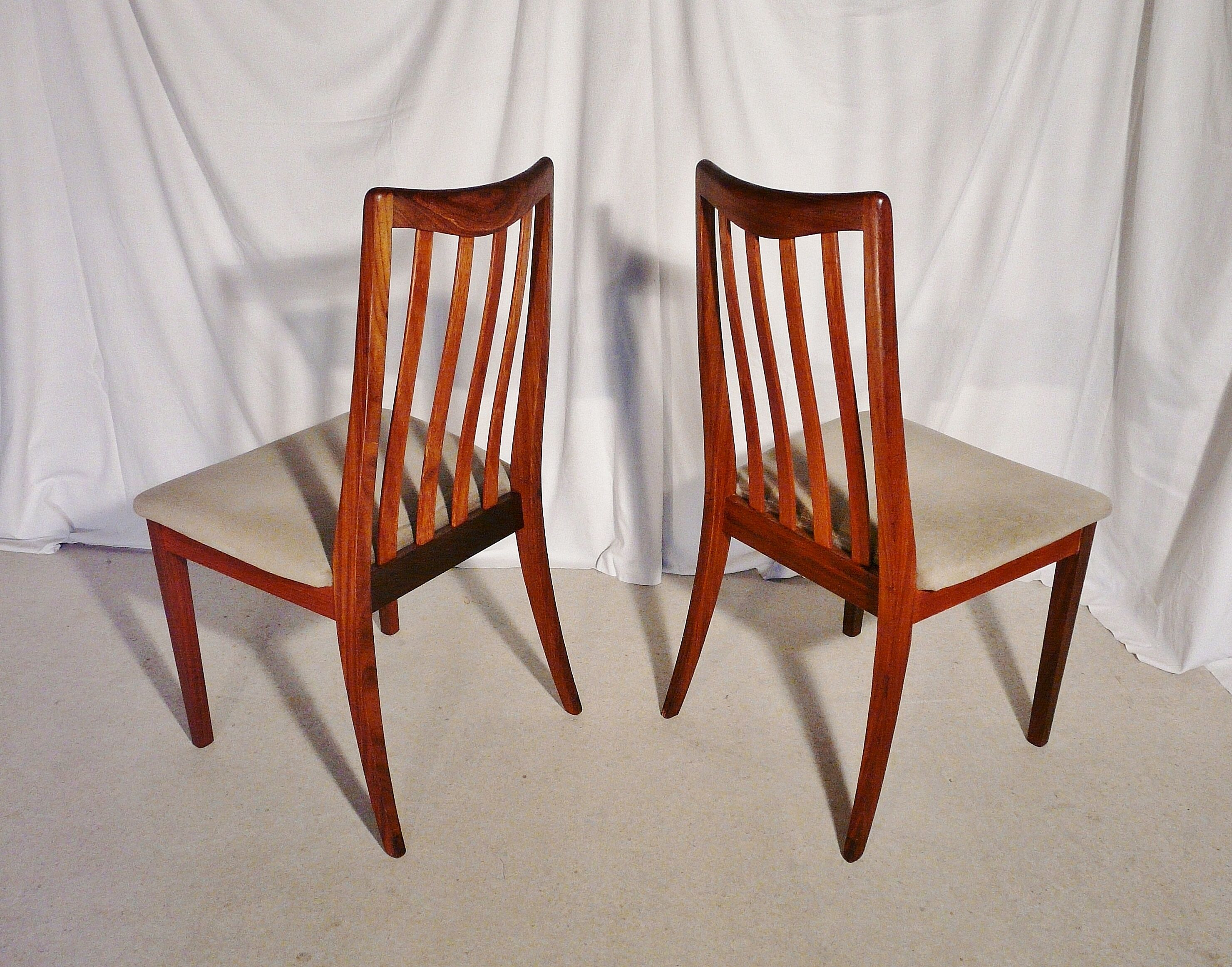 Six scandinavian g Plan teak chairs