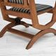 Fauteuil danois à dossier haut