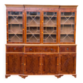 Grand Meuble Bibliothèque / Secrétaire d'Angleterre Style Regency — Bois No