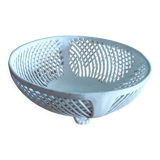 Plat ajoure tresse en faience fine Rodach