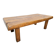 Mid-Century Brutalist Coffee Table in Oak, Spain, 1960s
