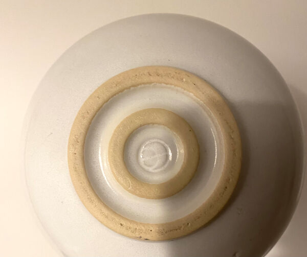 Vase bouteille blanc