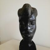 Black wooden head