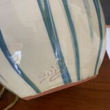 Vintage signed ceramic lamp