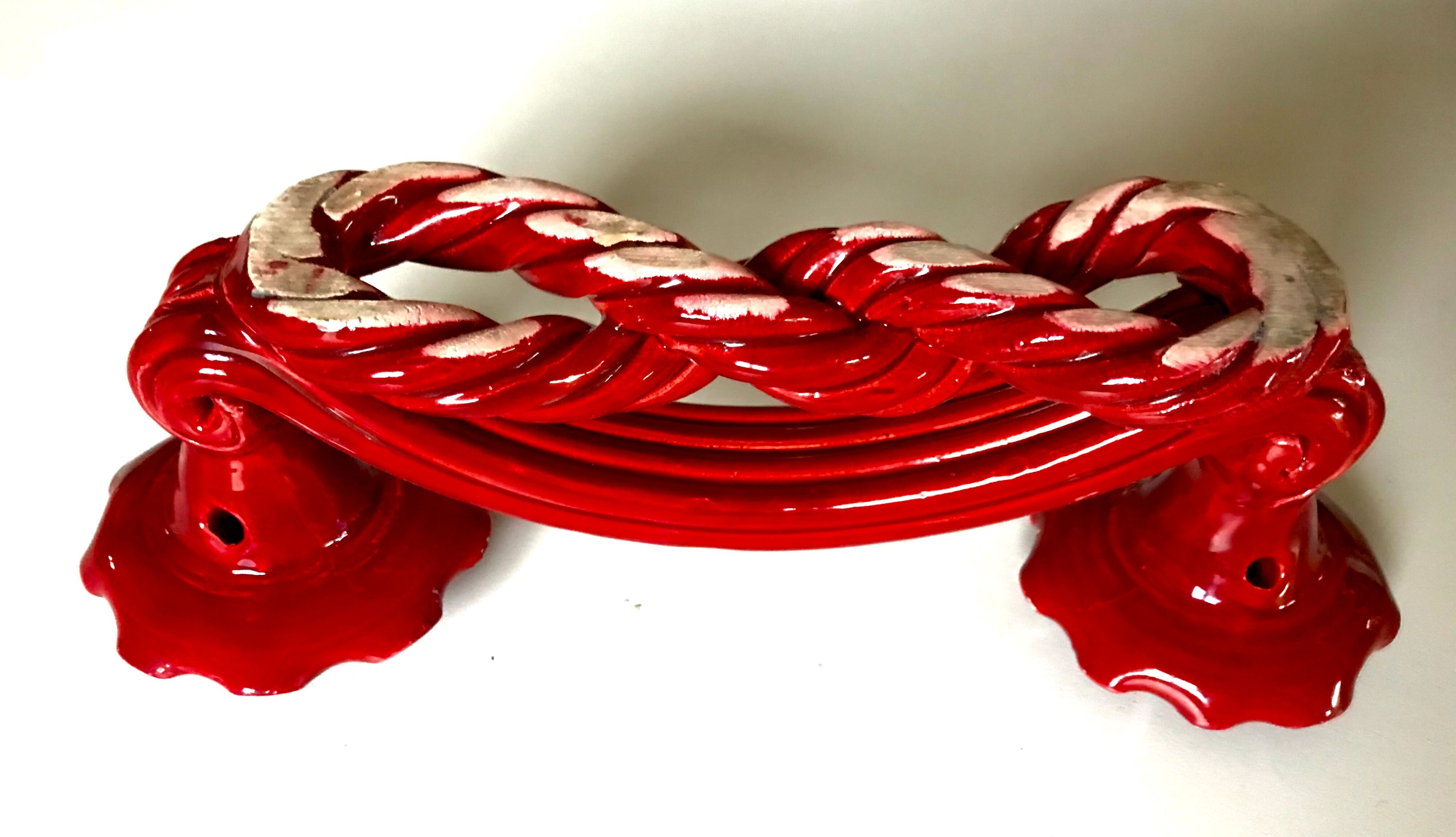 Vallauris ceramic candlestick