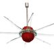 Chandelier vintage Italian design of the 1980s