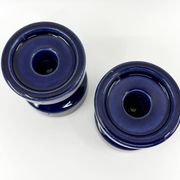 2 bougeoirs en céramique Steuler • Design Cari Zalloni • Circa 60-70