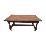 Rustic oak farmhouse table 19th -1m59