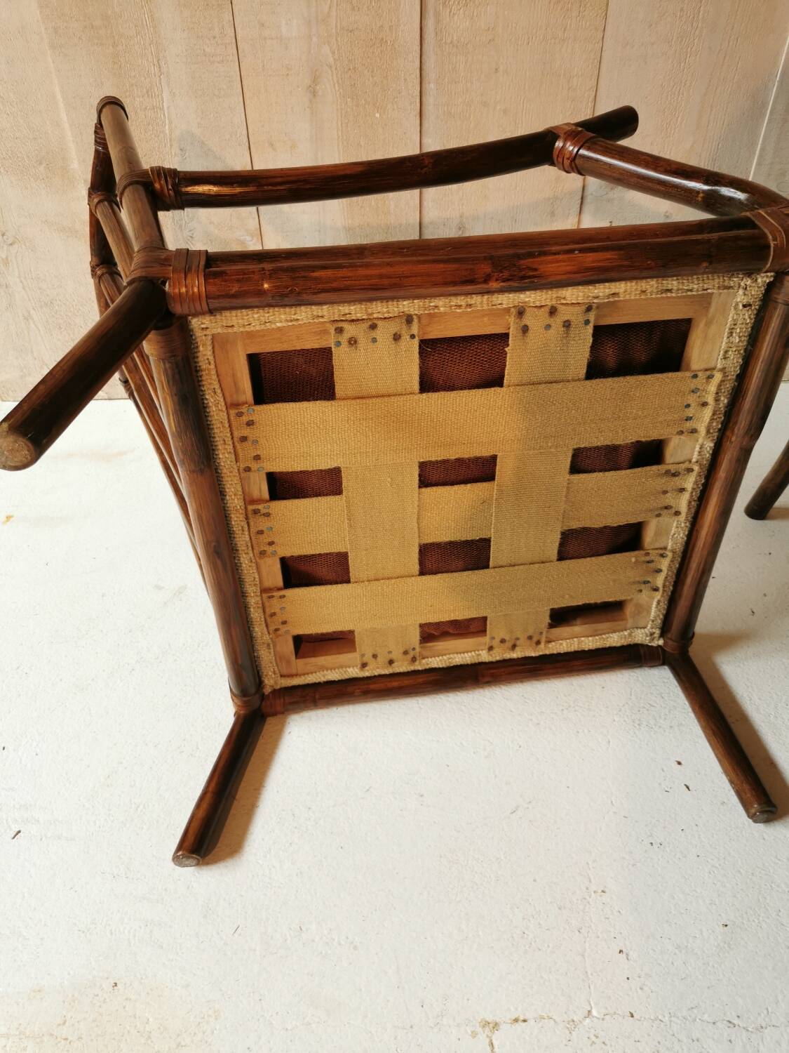 Rattan armchair