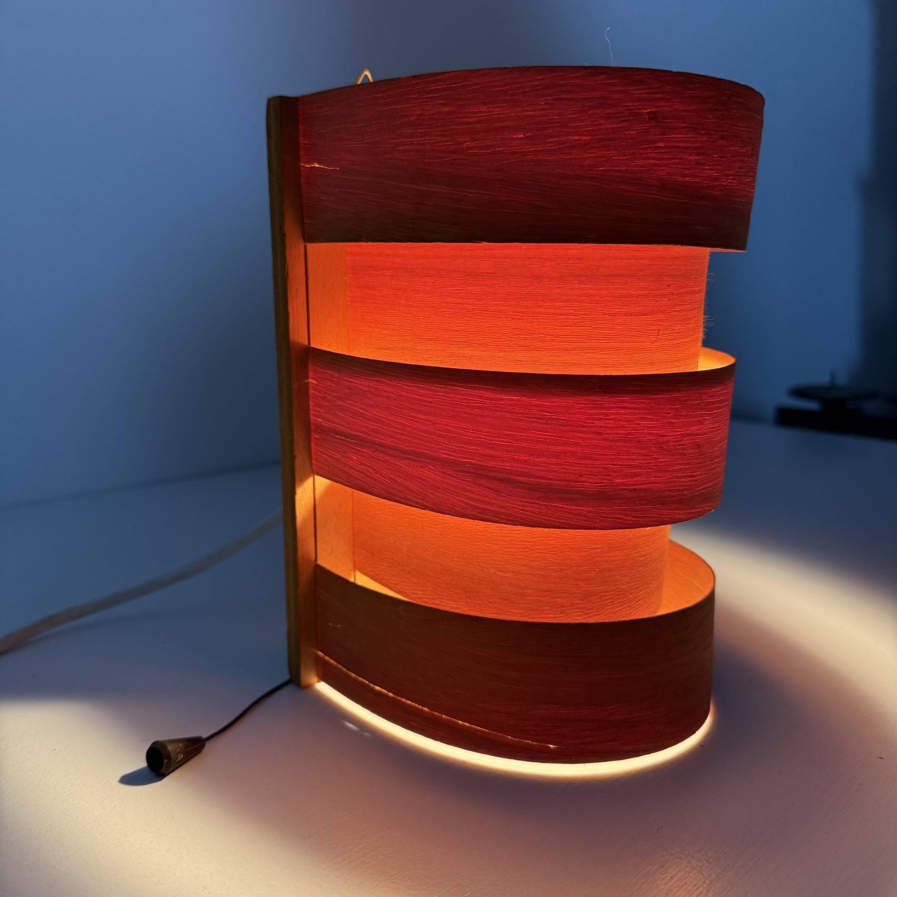 Scandinavian Modern Pine Wall Light by Hans Agne Jakobsson for Markaryd, Sw