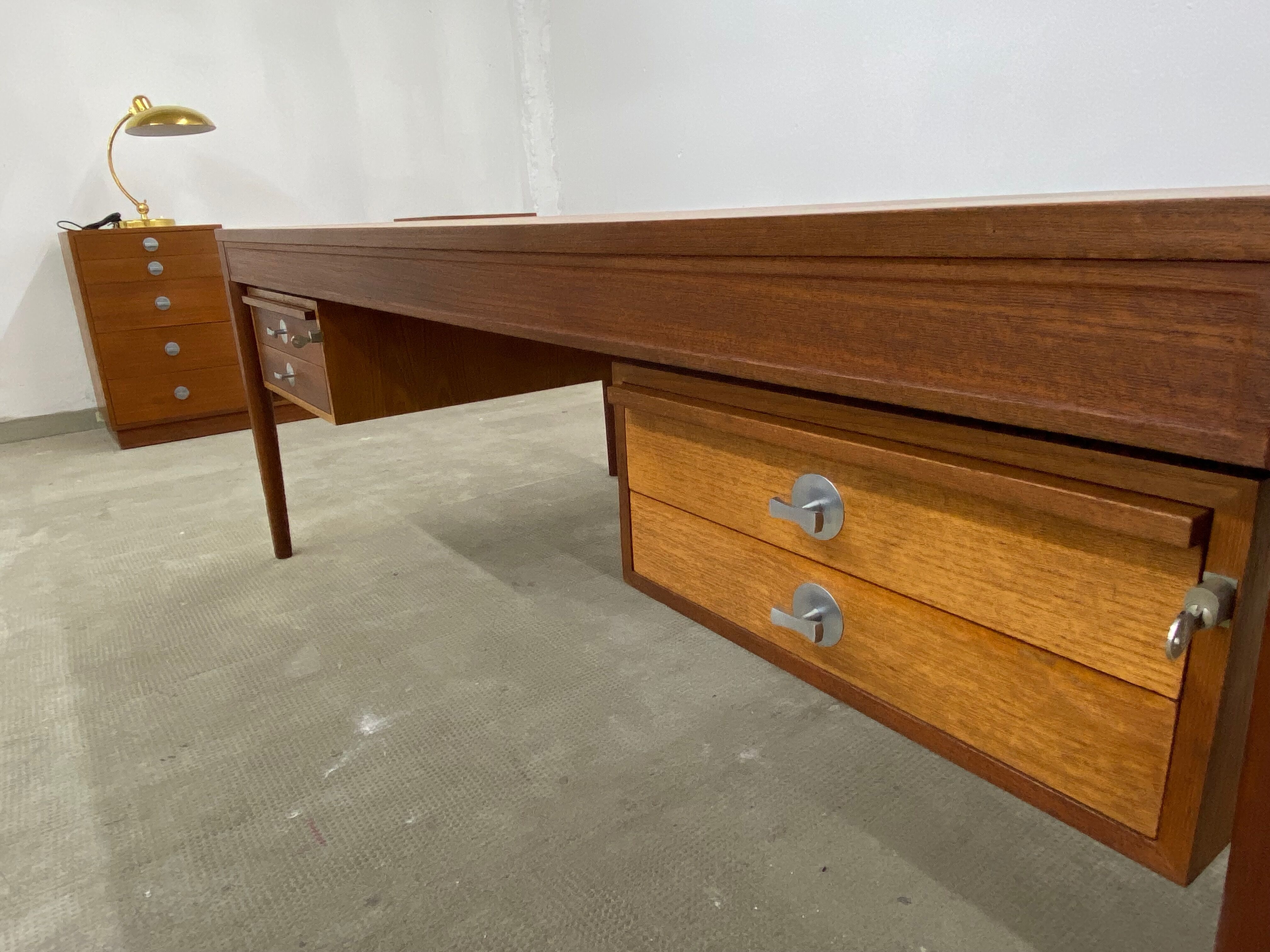 Set of Diplomat writing desk and sideboard by Finn Juhl for France & Søn, 1950s