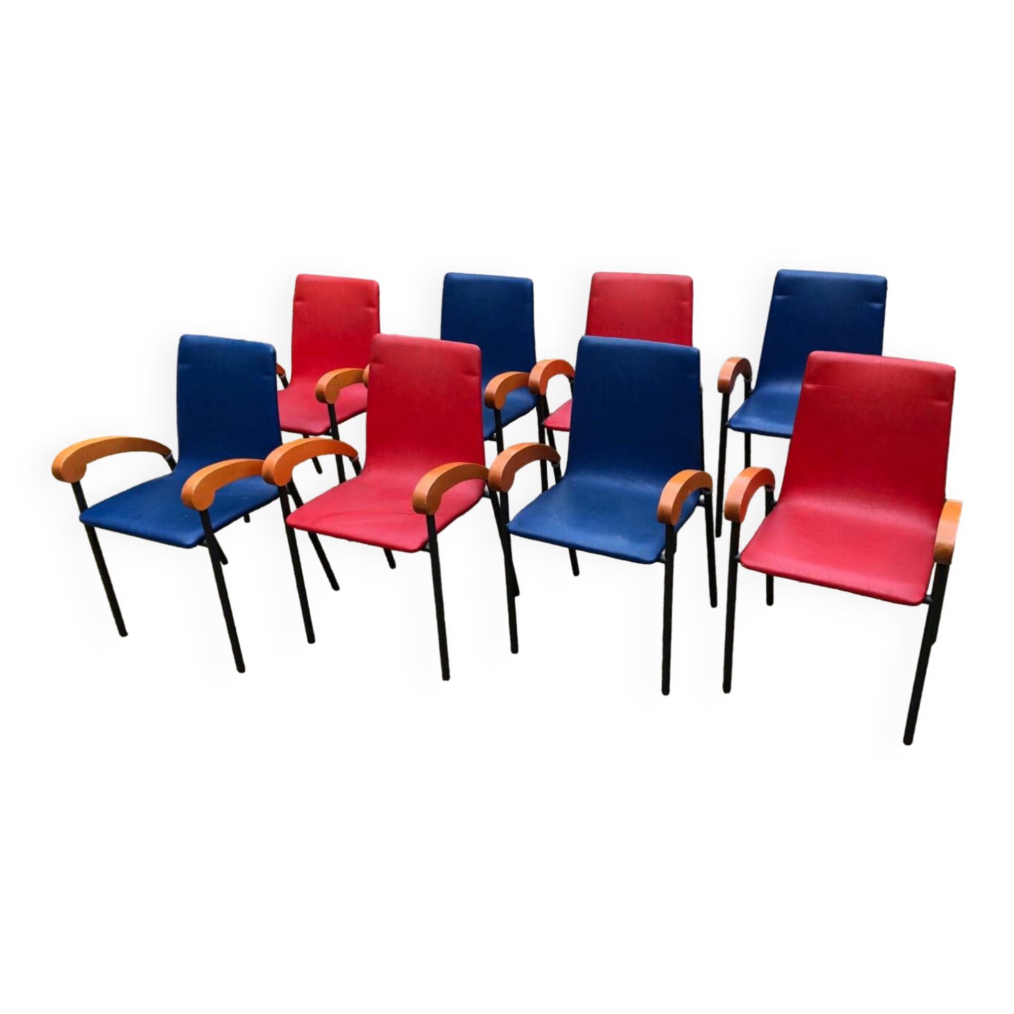 Set of 8 Pigalle chairs by publisher XO