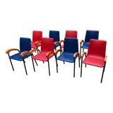 Set of 8 Pigalle chairs by publisher XO