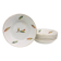Set of 6 soup plates, bowl style “Digoin Sarreguemines / La Fontaine model”
