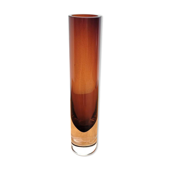 70s style bronze soliflore vase