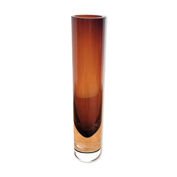 70s style bronze soliflore vase