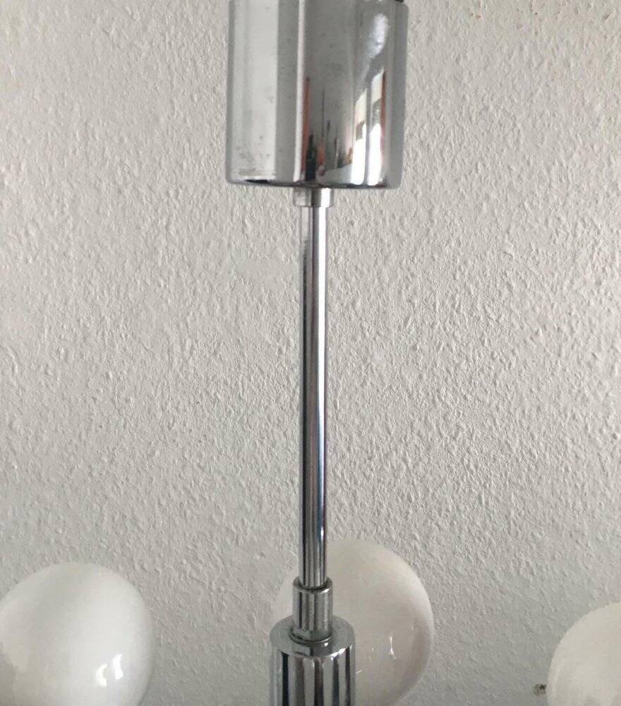 Mid-century German spatial chandelier by Hustadt Leuchten, 1960s.