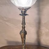 brass lamp Italy 39x17 beautiful antique tulip 1900