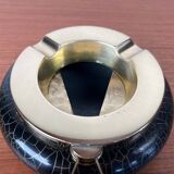 Modern vintage German metal ashtray, 1960s