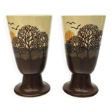 Pair of mazagran (coffee cups) 1970s