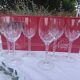 6 stemmed glasses 24 cl "épi" - Fleury, Cristal d'Arques