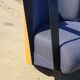 Lot de 2 - Chaise longue cubique post-moderne en contreplaqué et métal, années 1980-1990