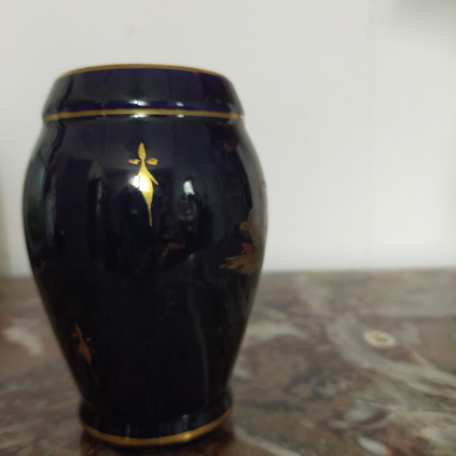 Vase faïence Bleu de Tours