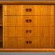 Mid-century Scandinavian modern teak sideboard by Harry Østergaard for Randers Møbelfabrik, 1960s