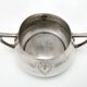 Art Nouveau sugar bowl, silver-plated brass, WMF, Germany, early 20th century