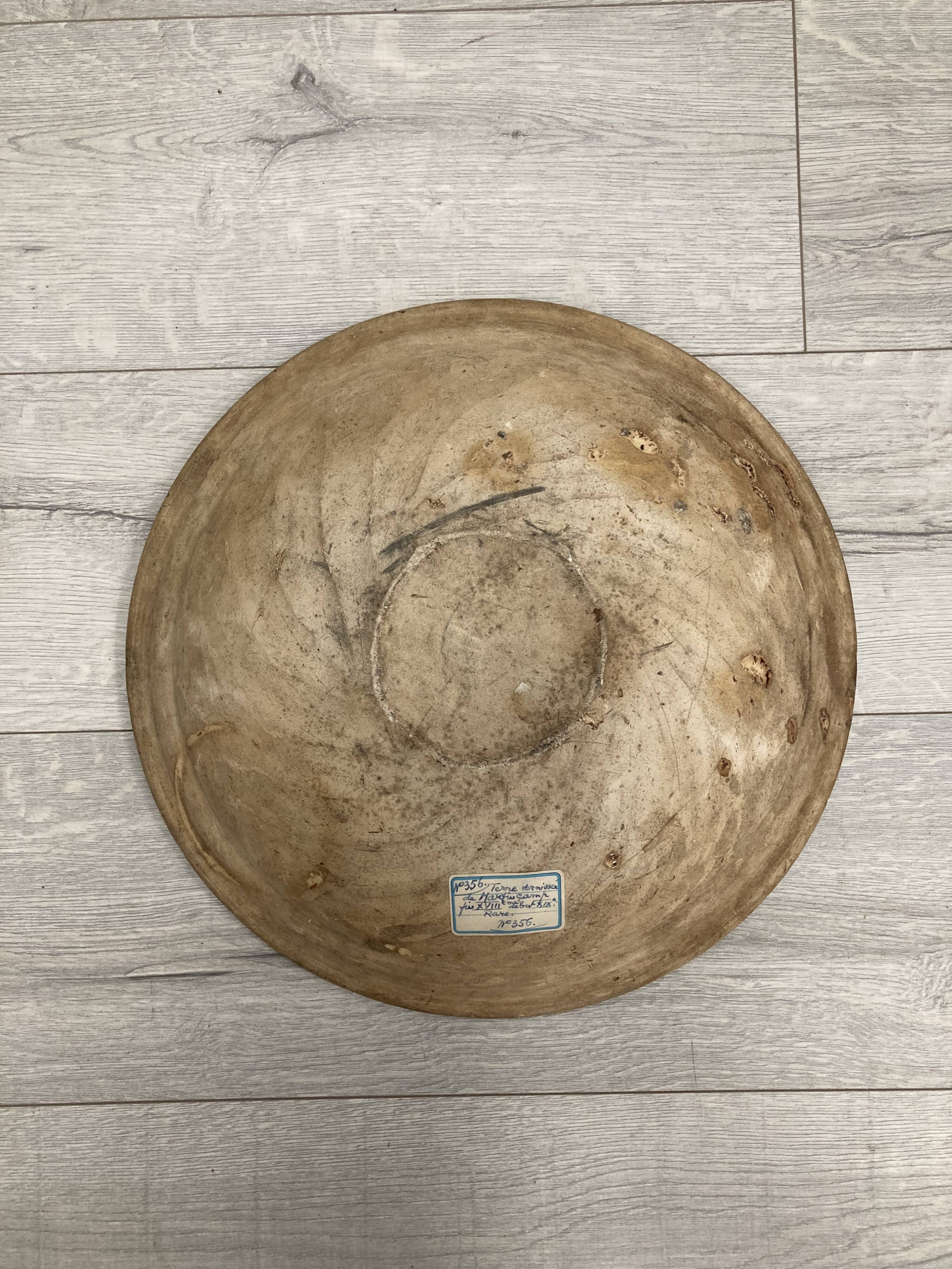 Ancient ceramic dish