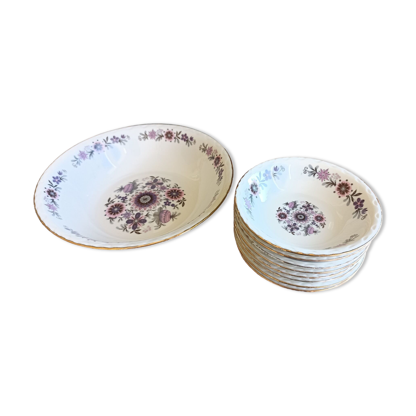 Paris porcelain dessert service