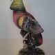 Large rooster sculpture in Capodimonte porcelain.