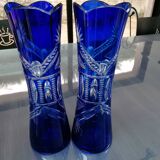 Bohemian crystal vase