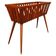 Danish Mid Century Teak Planter with Brass Feet, 1960s