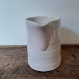 Old white pitcher - Boch la louvière