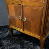 Small 19th-century display cabinet in the Transition style between Louis XV and Louis XVI.