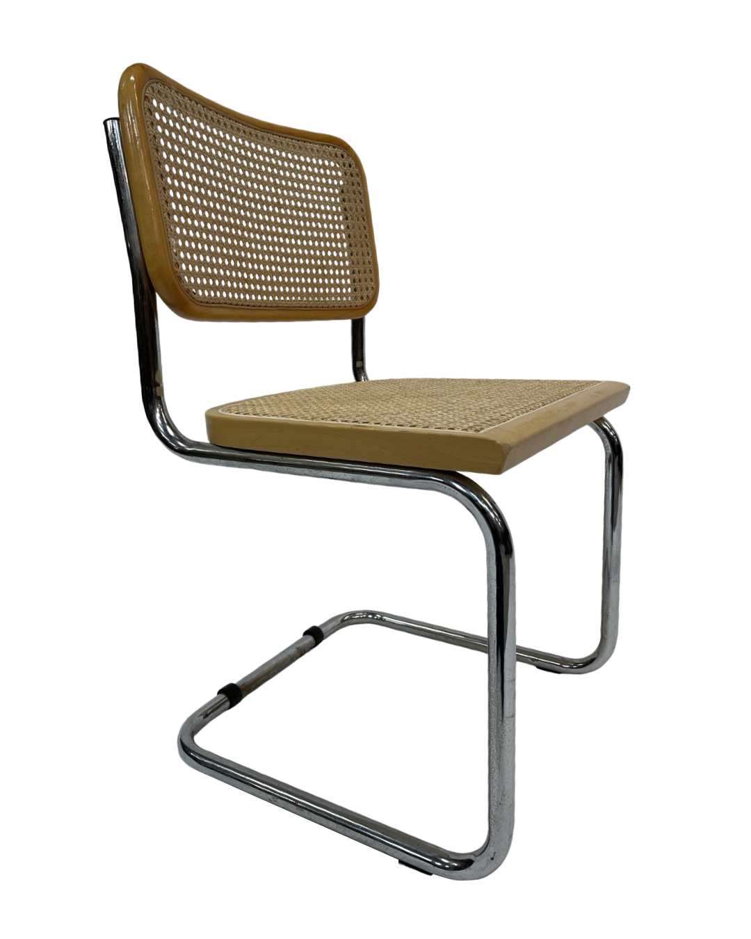 Chaise Cesca modèle b32 en chrome de Marcel Breuer