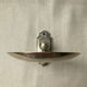 Metal soap dish