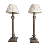 Paire de lampes sur pied