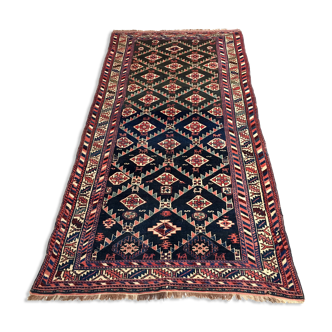 Tapis d'Orient Kurde Akstafa ancien 300x150 cm vers 1930