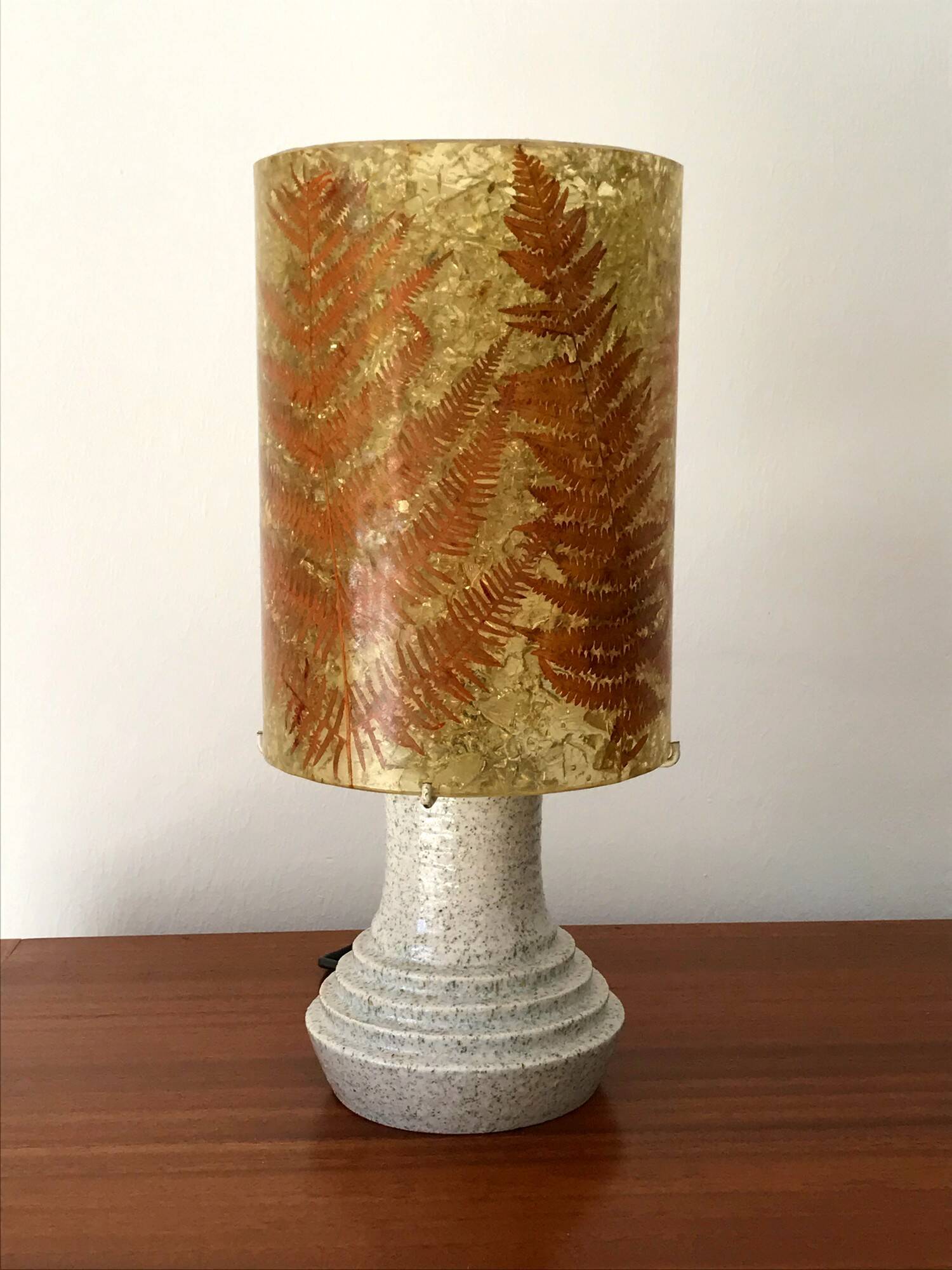 Accolay ceramic lamp vintage 70s