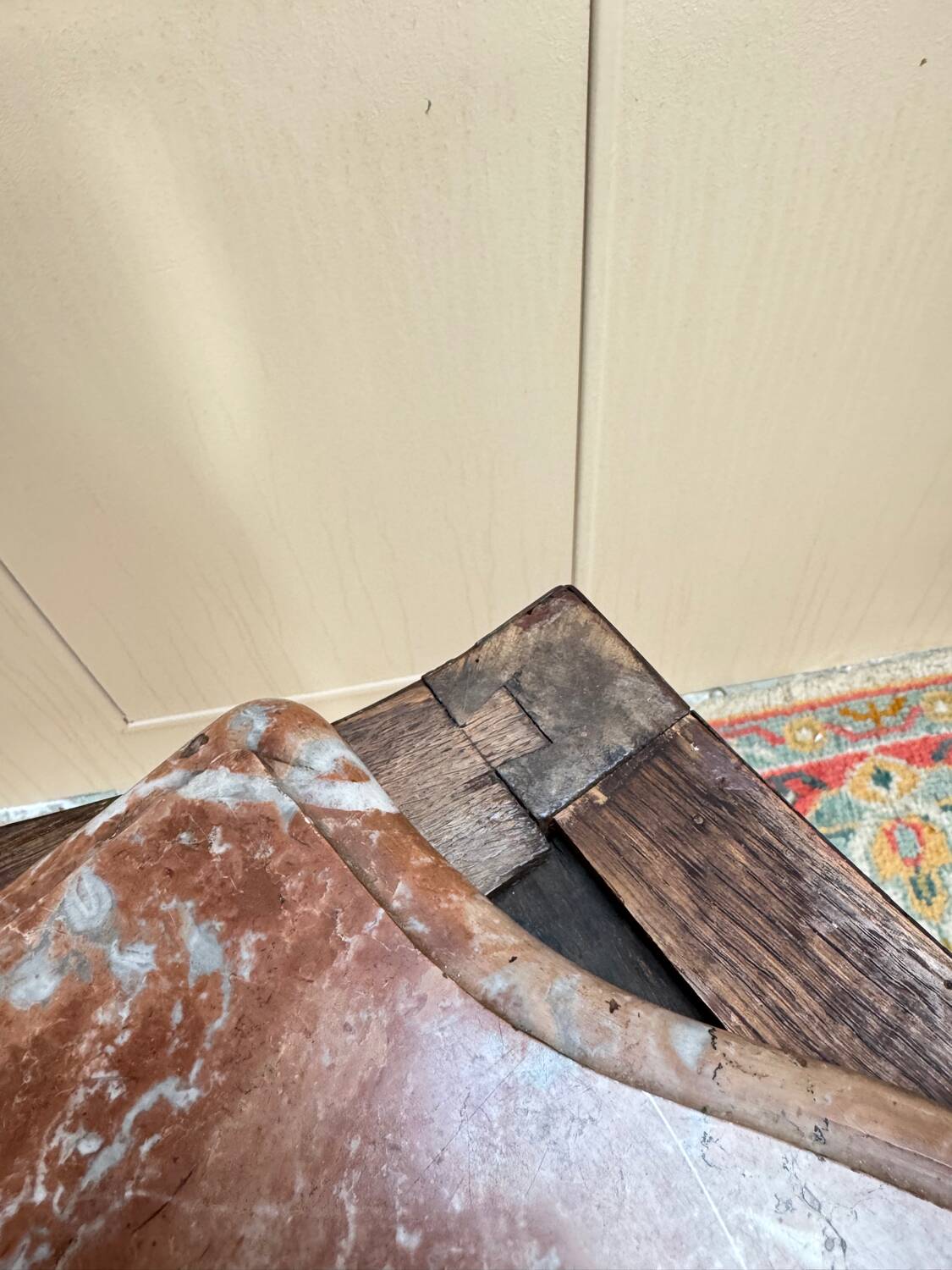 Louis XV Period 18th Century Curved Marquetry Chest of Drawers