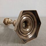 Pair of 19th century bronze candlesticks