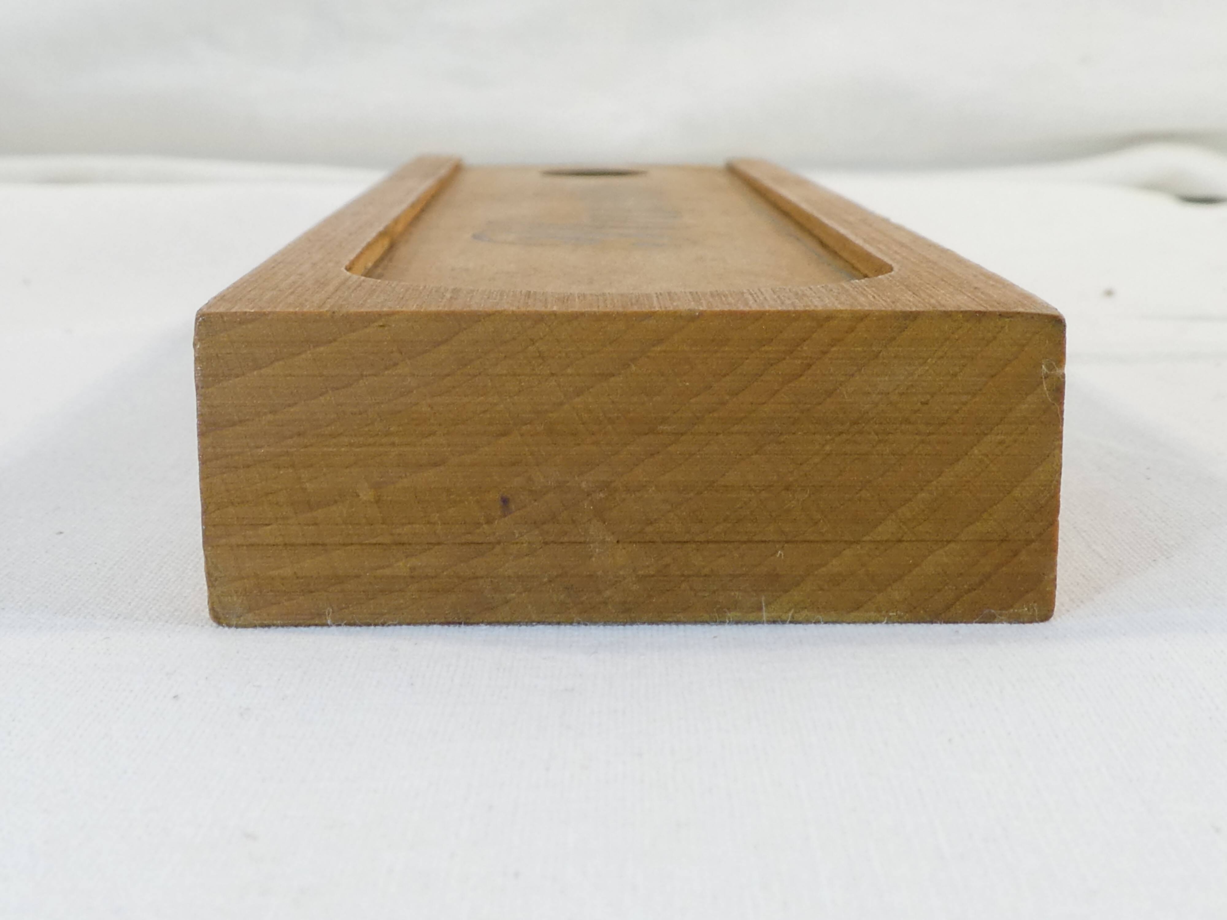 Old wooden pen tray