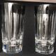 2 Christofle crystal glasses