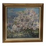 Oil painting on canvas Russian school dimensions: height -64cm - width -67