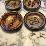 Set of 4 Kabyle terracotta plates