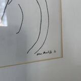 Henri Matisse vellum screenprint framed by King McGraw